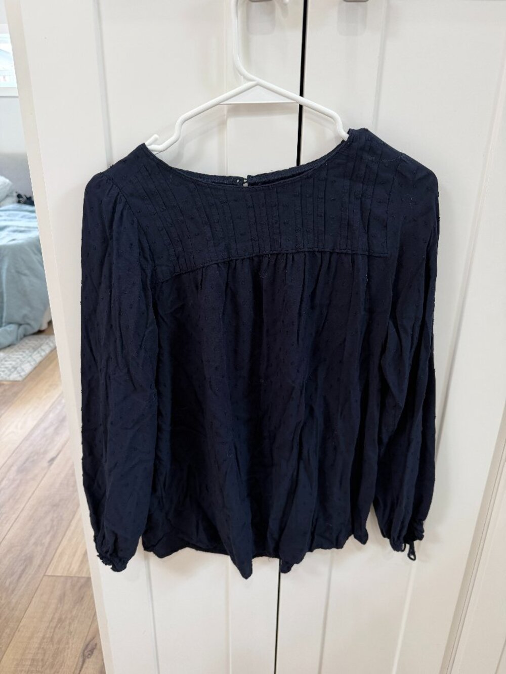LOFT Navy Blue Blouse